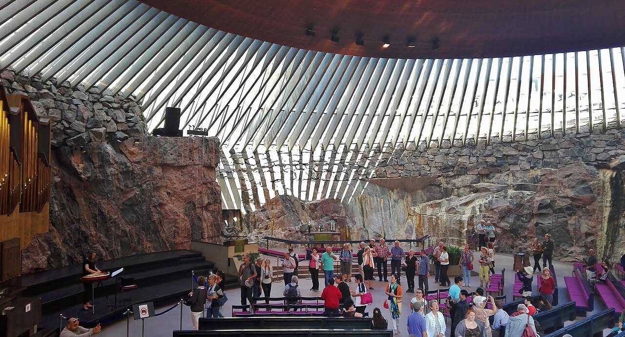 Photograph of Temppeliaukio Church, Helsinki